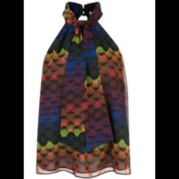 🔥HOT PRICE🔥Alice & Olivia NWT Leia bow sleeveless blouse - Picture 2 of 7